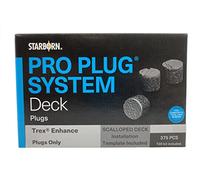 Starborn Pro Plug System Clam Shell PVC Composite Deck Boards, Covers 100 Sq Ft Includes Plugs Only