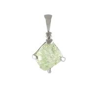 Starborn Rough Gemstone Sterling Silver Pendant Hiddenite