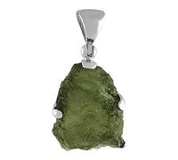 Starborn Rough Gemstone Sterling Silver Pendant - X Large