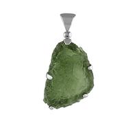 Starborn Sterling Silver Natural 15-20 Carat Moldavite Pendant