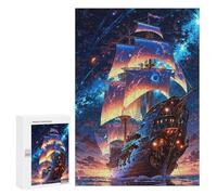Starbound Galleon Voyage Beyond The Sky, 300 PCS Challenging Puzzle for Adults, Winter Gift, for Screen-Free Relaxation at Home
