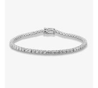 Starbright Silver 2.5mm Round Cubic Zirconia 7.5 Inch Tennis Bracelet B412(2.5M) 7.5~ 3A