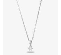 Starbright Silver 5mm Six Claw Cubic Zirconia Pendant E2177P-5M 3A