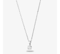 Starbright Silver 6mm Four Claw Cubic Zirconia Pendant E2768P-6M 3A