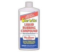 Starbrite Liquid Rubbing Compound For MEDIUM Oxidation 16oz Bottle