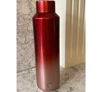 Starbucks 2019 Holiday Season Glitter Gradient RED Double Walled Stainless Steel Water Bottle (20 OZ)