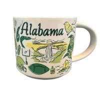 Starbucks Been There Series - Alabama 2023 Exclusive Redesign - Ceramic Coffee Mug - Authentic State Pride Design, Collector's Edition, Capturing Alabama's Spirit - 14 fl oz