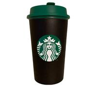 STARBUCKS Black Recycled Coffee Cup 12oz / 354ml Tall