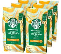 STARBUCKS Blonde Espresso Roast, Blonde Roast, Whole Bean Coffee 200g (Pack of 6