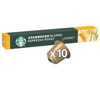 STARBUCKS Blonde Espresso Roast by Nespresso, Blonde Roast, Coffee Capsules (10 Capsules)