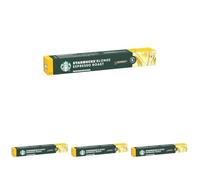 STARBUCKS Blonde Espresso Roast by Nespresso, Blonde Roast, Coffee Capsules (10 Capsules) (Pack of 4)