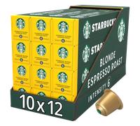 Starbucks Blonde Espresso Roast Coffee Capsules for Nespresso 120 pcs