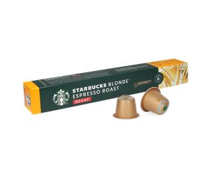 Starbucks | Blonde Espresso Roast Decaf - 10 pods Starbucks by Nespresso®