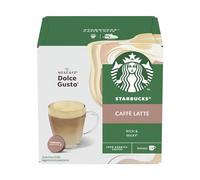 Starbucks Caffe Latte Nescafe Dolce Gusto Coffee Pods 121.2g