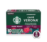 Starbucks Caffè Verona Dark Roast Single Cup Coffee for Keurig Brewers, 10 Count