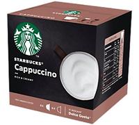 Starbucks Caffeinated Ground Coffee Pods Box Cappuccino 10 g Pack of 12