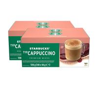 Starbucks Cappuccino Instant Coffee Sachets 40 Pack (Pack of 2) - Creamy Rich Cafe Taste