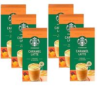 Starbucks Caramel Latte Premium Instant Coffee, 5 Sachets, (Pack of 6, Total 30 Sachets)