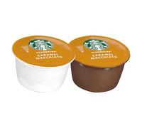 STARBUCKS Caramel Macchiato Coffee Pods by Dolce Gusto - 72 Caramel Macchiato Capsules [36 Servings] - SOLD LOOSE | Sold by Bargain Hub