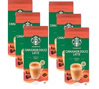 Starbucks Cinnamon Dolce Latte Premium Instant Coffee, 5 Sachets, (Pack of 6, Total 30 Sachets)