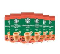 Starbucks Cinnamon Dolce Latte x5 Premium Instant Coffee Pack of 6 (Total 30 Sachets) Warm & Sweet Flavor