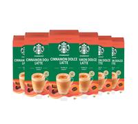 Starbucks Cinnamon Dolce Latte x5 Premium Instant Coffee Pack of 6 (Total 30 Sachets) Warm & Sweet Flavor