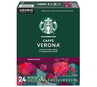 starbucks coffee, caffe verona dark k cup helping pack for keurig brewers, 24 count