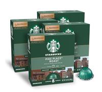 Starbucks Coffee Capsules for Nespresso Vertuo Machines - Medium Roast Pike Place Roast (Medium Roast Pike Place Roast, 68g)