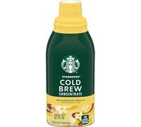Starbucks Cold Brew Coffee Concentrate Natural Flavoured Madagascar Vanilla 100% Arabica Multi-Serve Bottle (100ml)