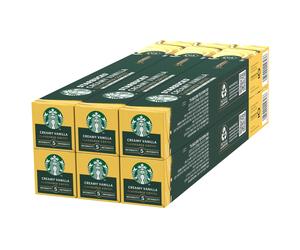 STARBUCKS Creamy Vanilla Flavoured Coffee by Nespresso, Blonde Roast, Coffe