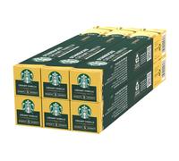 STARBUCKS Creamy Vanilla Flavoured Coffee by Nespresso, Blonde Roast, Coffee Capsules 6 x 10 (60 Capsules)