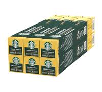 STARBUCKS Creamy Vanilla Flavoured Coffee by Nespresso, Blonde Roast, Coffee Capsules 6 x 10 (60 Capsules)