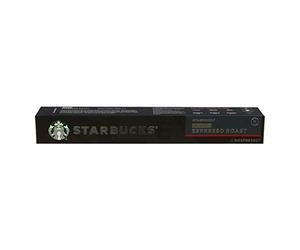Starbucks Decaf Espresso Roast Coffee Dark Roast Coffee Nespresso Compatible Decaffeinated Coffee Capsules 10 Capsules