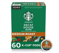 Starbucks Decaf House Blend, K-Cup for Keurig Brewers, 60 Count