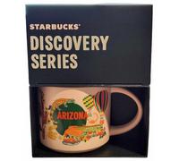 Starbucks Discovery Series Arizona Ceramic Coffee Mug, 14oz, White, Red, Orange and Green