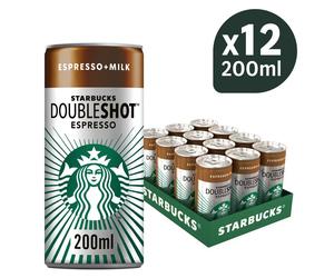 Starbucks Doubleshot Espresso Coffee Drink 12 x 200ml