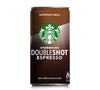 STARBUCKS ESPRESSO MILK DOUBLESHOT ESPRESSO CAN 12 X 200 MLPREMIUM CO