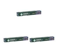 STARBUCKS Espresso Roast by Nespresso, Dark Roast, Coffee Capsules (10 Capsules) (Pack of 3)