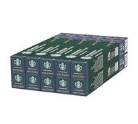 STARBUCKS Espresso Roast by Nespresso, Dark Roast, Coffee Capsules 10 x 10 (100 Capsules)