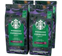 STARBUCKS Espresso Roast, Dark Roast, Whole Bean Coffee 450g (Pack of 4)