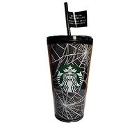 STARBUCKS Exclusive Limited Edition 2021 Glow in the Dark 16 oz. Grande Spider Web Tumbler - Halloween