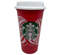 STARBUCKS Festive Christmas Reusable Travel Mug/Cup/Tumbler Grande Medium, 16oz 473ml