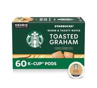 Starbucks Flavored K-Cup Coffee Pods - Toasted Graham for Keurig Brewers - 6 Boxes (60 pods total)