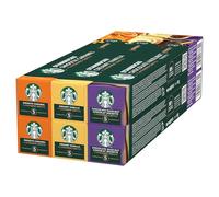 STARBUCKS Flavoured Variety Pack by Nespresso, Coffee Capsules x 60