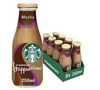 STARBUCKS Frappuccino Mocha Chocolate Flavour Low fat Coffee Drink Bottle 8 x 250ml