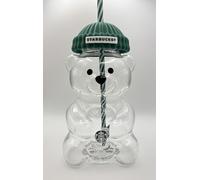 STARBUCKS Glass Bearista Cup Limited Edition Glass Bear - 20 oz