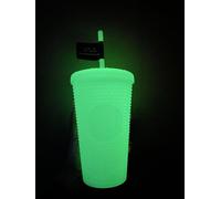 STARBUCKS Glow in Dark Cold Holiday Bling Reusable Cup 16 fl oz, Grande (16 oz)