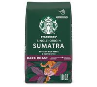 Starbucks Ground Coffee, Dark Roast Coffee, Sumatra, 100% Arabica, 1 bag (18 oz)