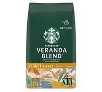 Starbucks Ground Coffee-Starbucks Blonde Roast Coffee-Veranda Blend-100% Arabica-1 bag (28 oz)