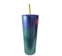 Starbucks Hawaii Collection 24oz Stainless Steel Blue Ombre Tropical C